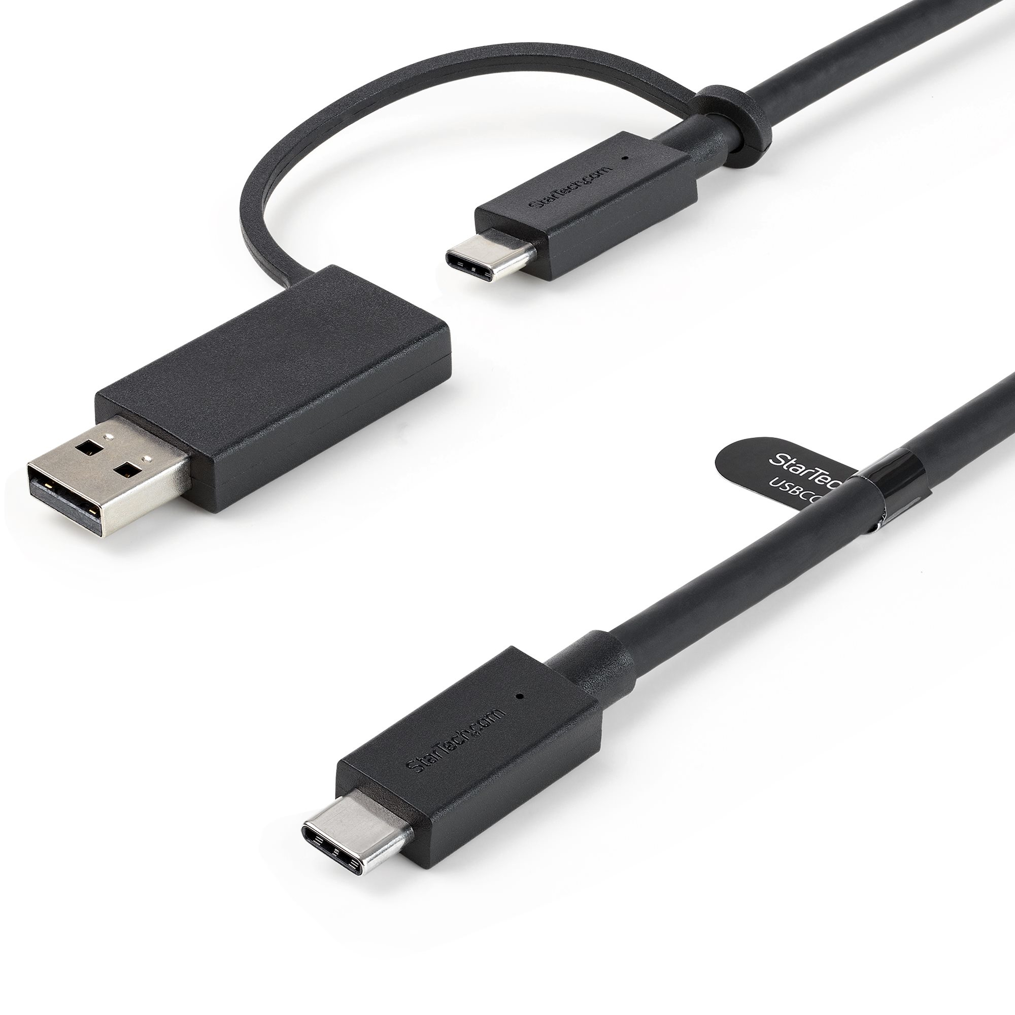 1m Hybrid USB-C Cable w/ USB-A Adapter