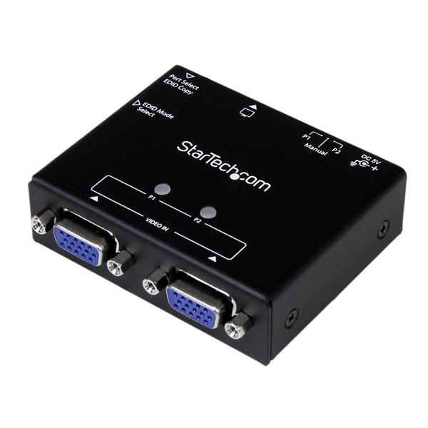 2-Port VGA Auto Switch Box w/ Switching