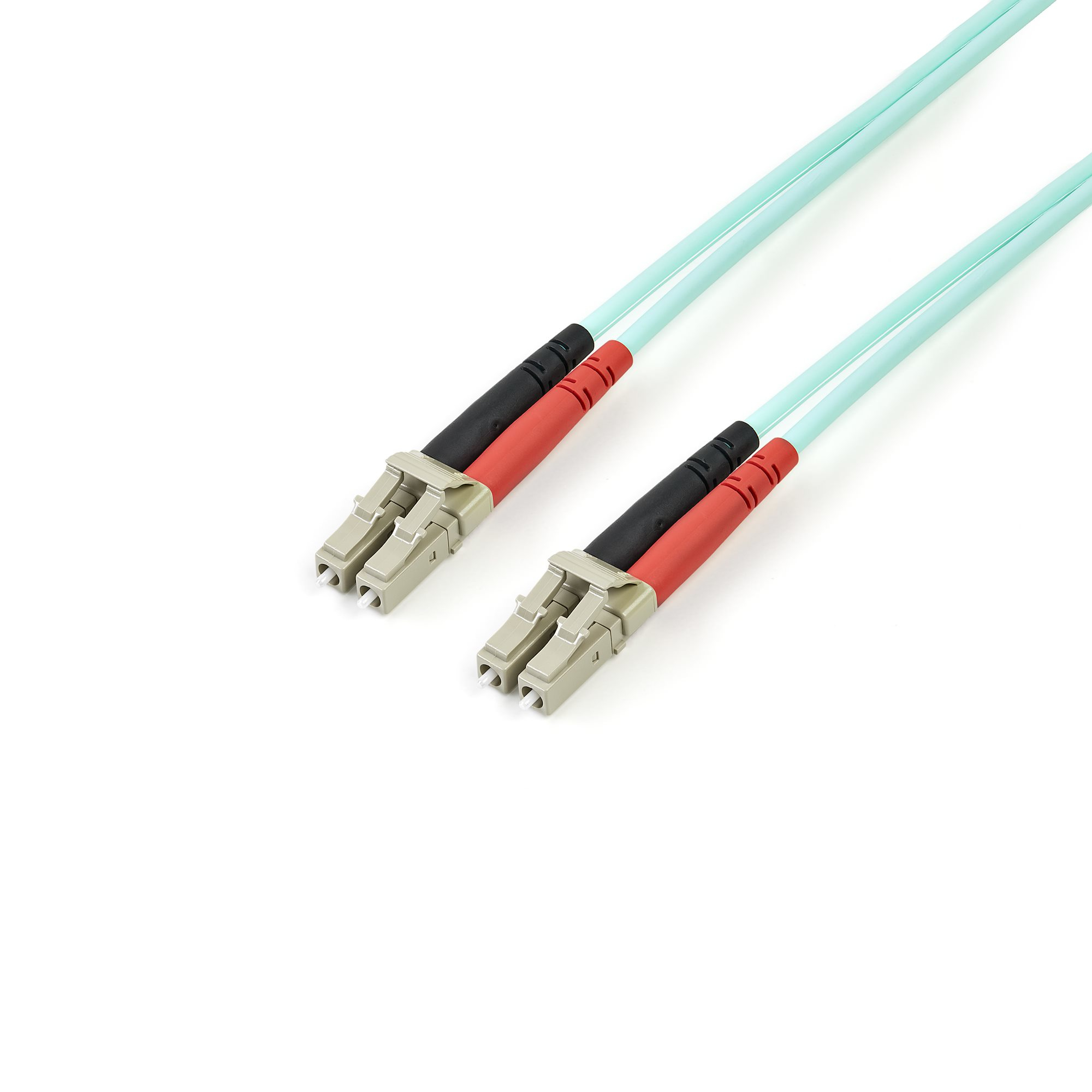 2m 10 Gb Aqua MM Fiber Patch Cable LC/LC