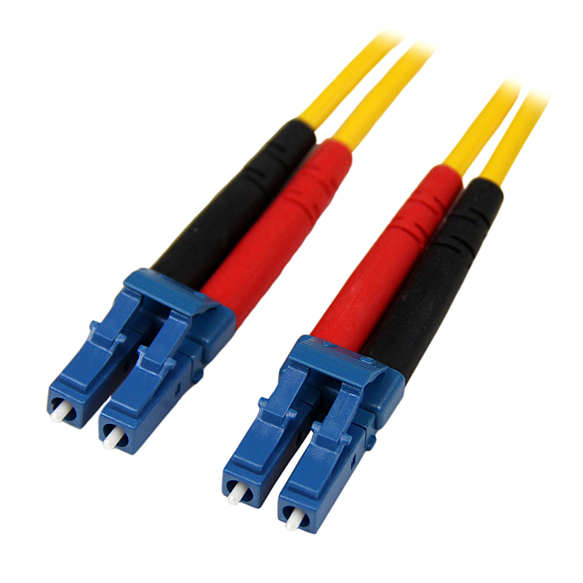 1m SM Duplex Fiber Patch Cable LC to LC