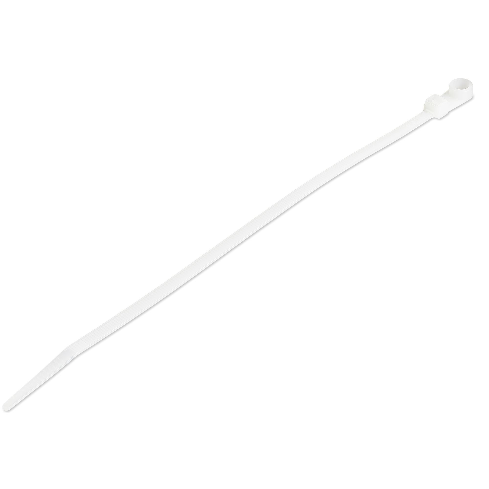 20cm Cable Ties w/ Mounting Hole 100 Pk