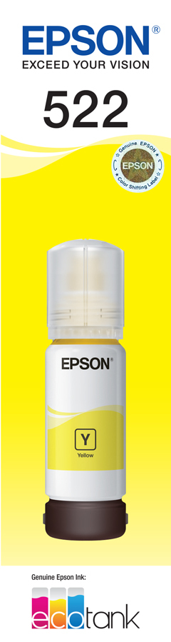 T522 YELLOW INK BOTTLE