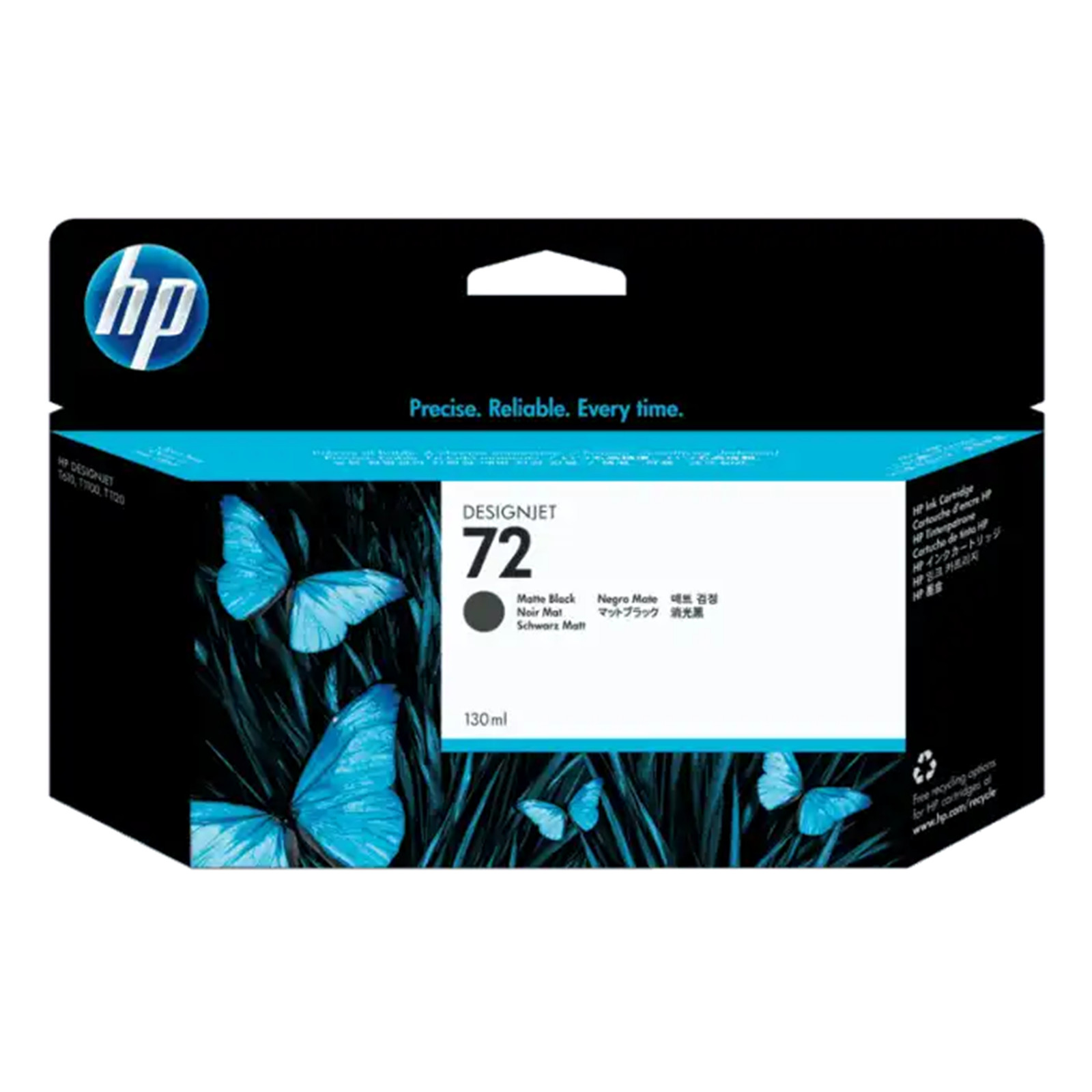 HP #72 130ml Matte Blk 3WX06A