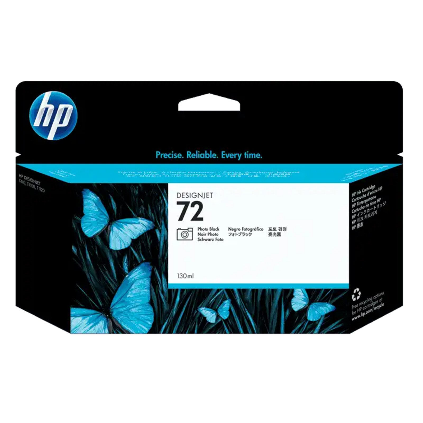 HP #72 130ml Photo Blk 3WX07A