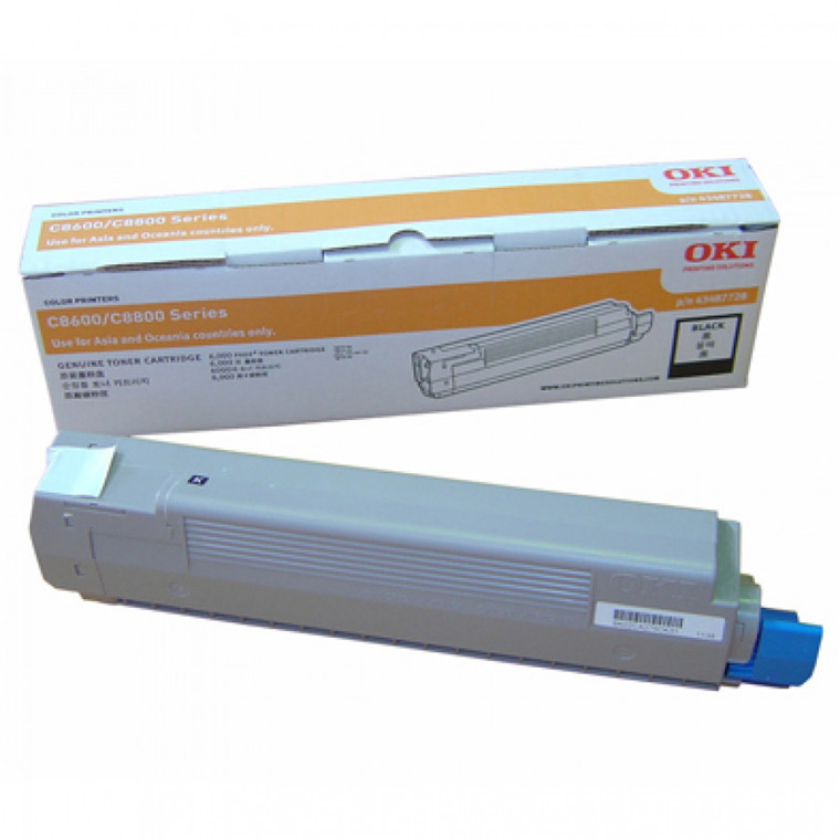 Oki C8600 HY Blk Ton 43487728