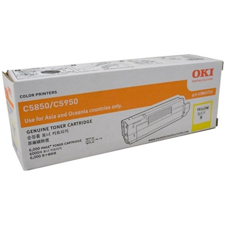 Oki C58/5950 Yellow Toner