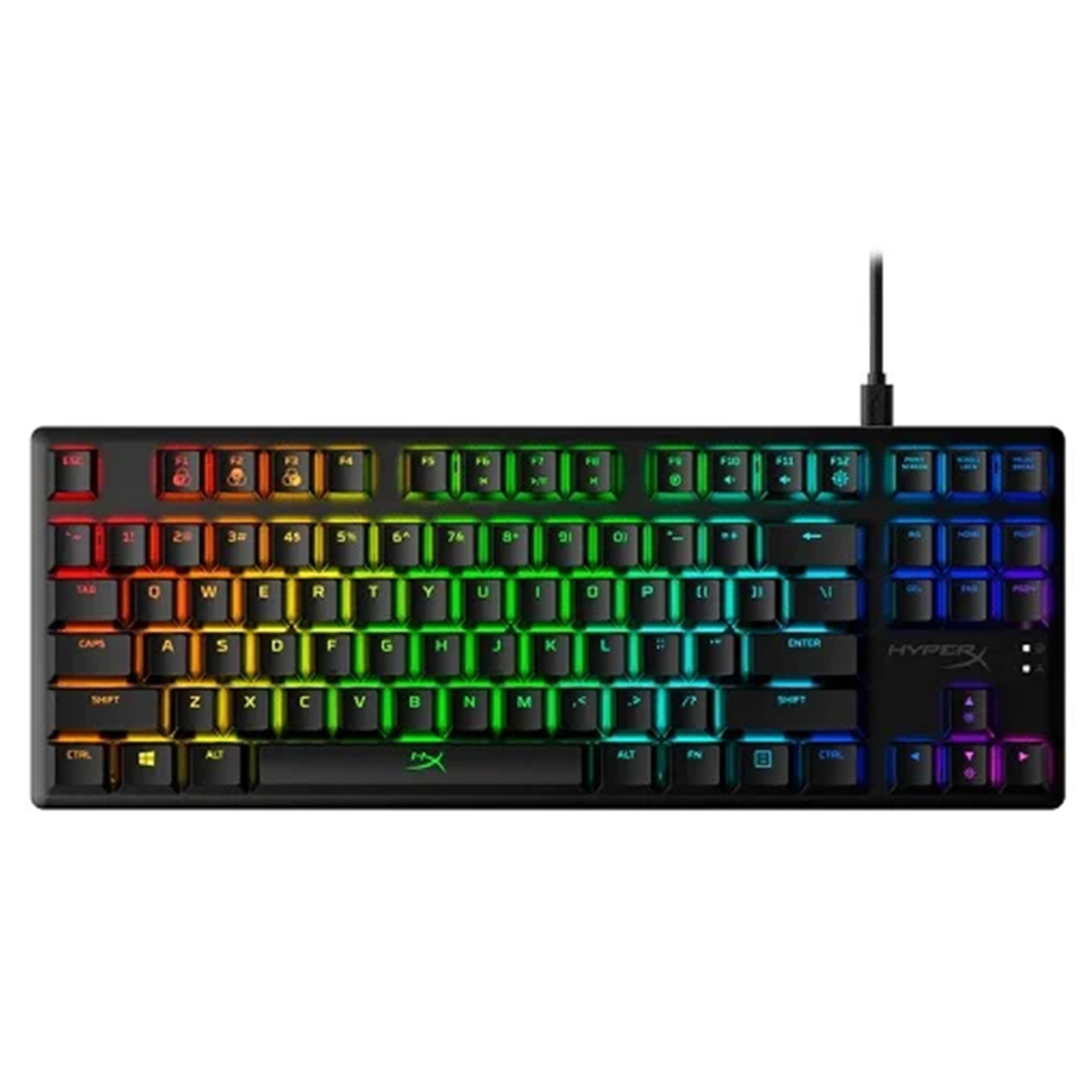 HYPERX ALLOY ORIGINS CORE RGB MECHANICAL GAMING KEYBOARD, AQUA  SWITCH, US LAYOUT