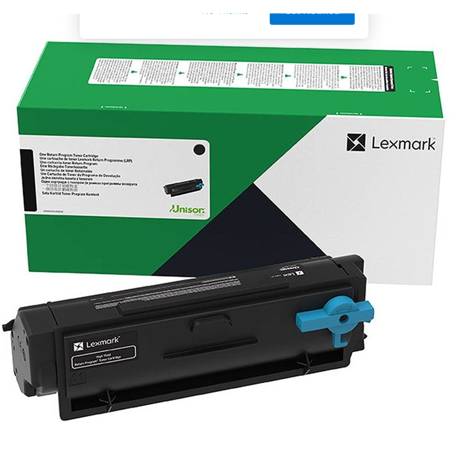 Lexm 55B6H00 HY Black Toner