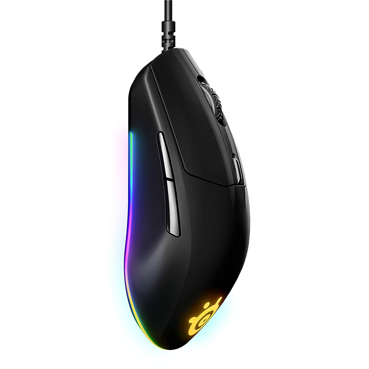 Steelseries Rival 3 RGB Gaming Mouse TrueMove Core optical gaming sensor with true 1-to-1 tracking