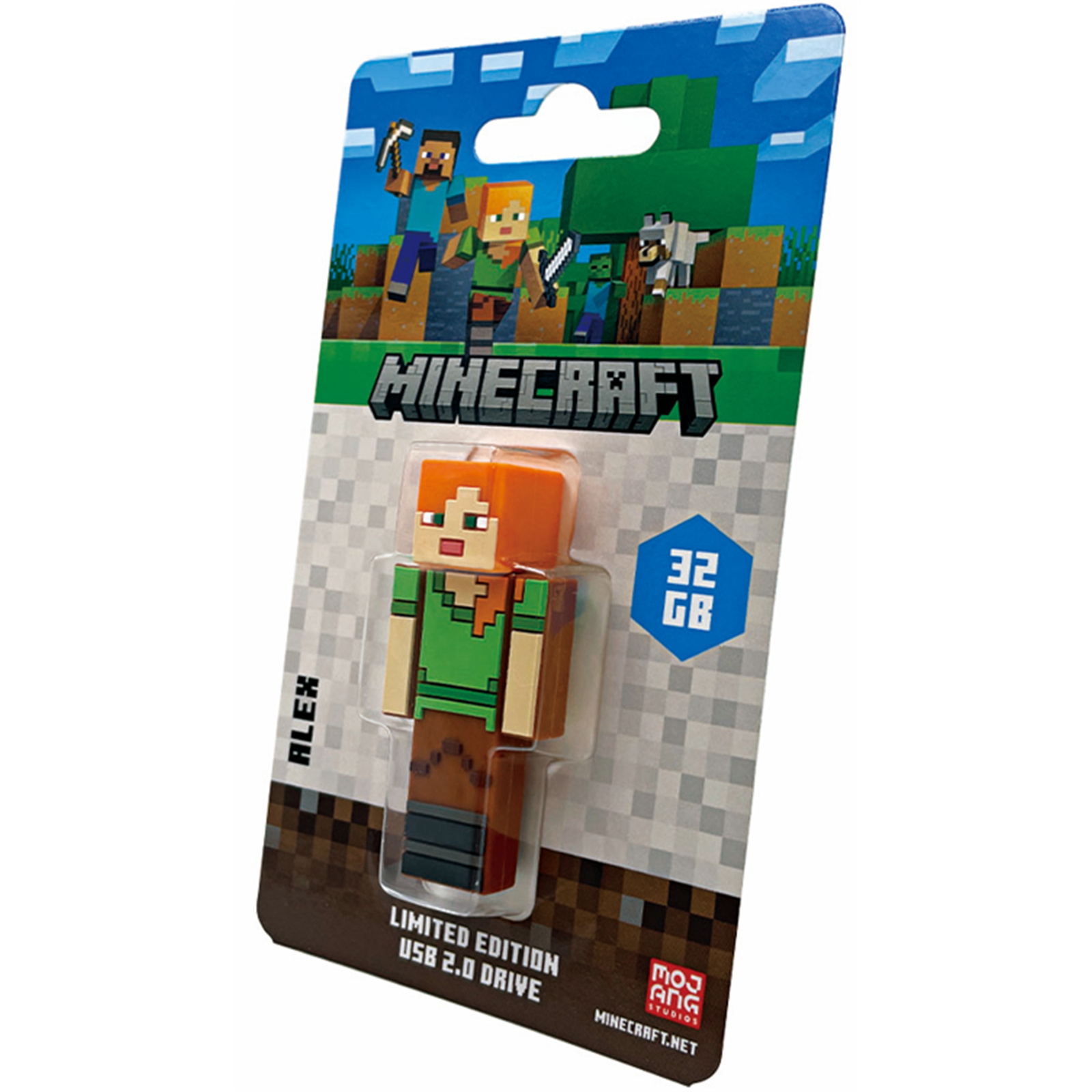 Verbatim Minecraft Collector s Edition USB Flash Drive - 32GB - Alex USB 2.0