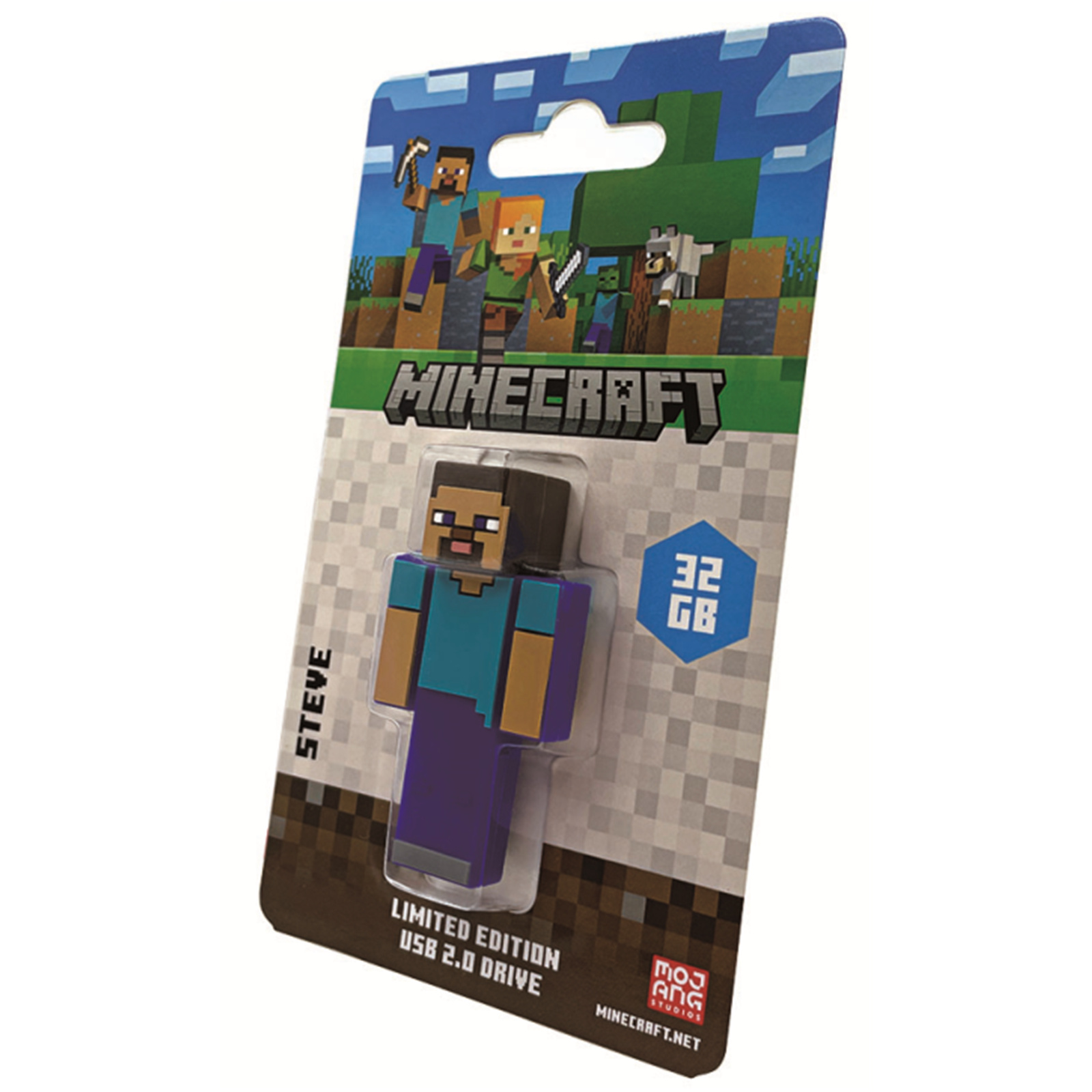 Verbatim Minecraft Collector s Edition USB Flash Drive - 32GB - Steve USB 2.0