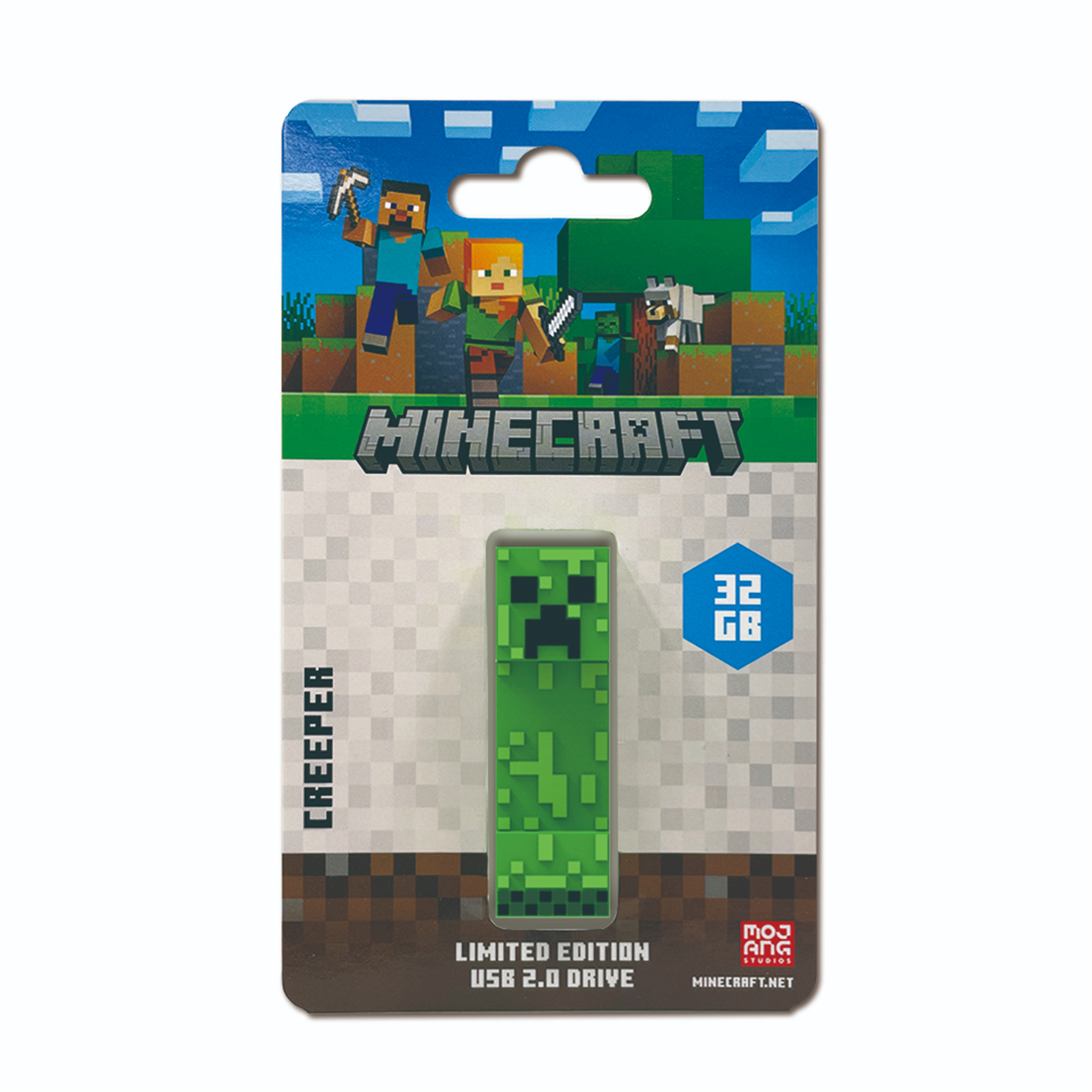 Verbatim Minecraft Collector s Edition USB Flash Drive - 32GB - Creeper USB 2.0