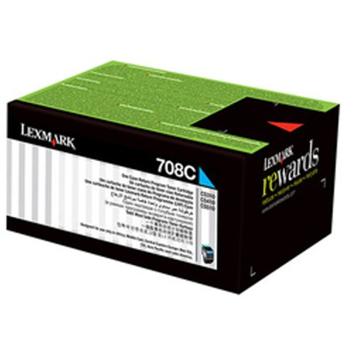 Lexm 708C Cyan Toner