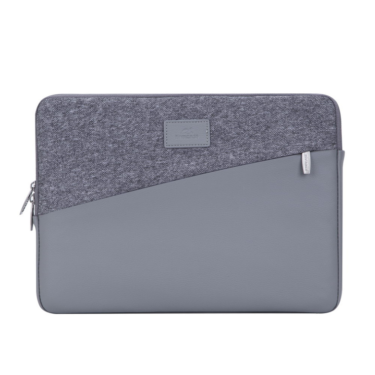 Rivacase Egmont Sleeve for 13.3 inch  Notebook / Laptop (Grey) Suitable for Macbook / Ultrabook     