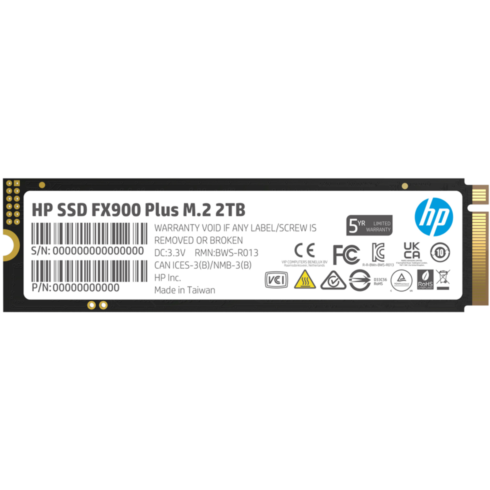 HP FX900 plus 2TB NVMe Gen 4 M.2 Internal SSD Read up to 7100MB/s - Write up to 6300MB/s