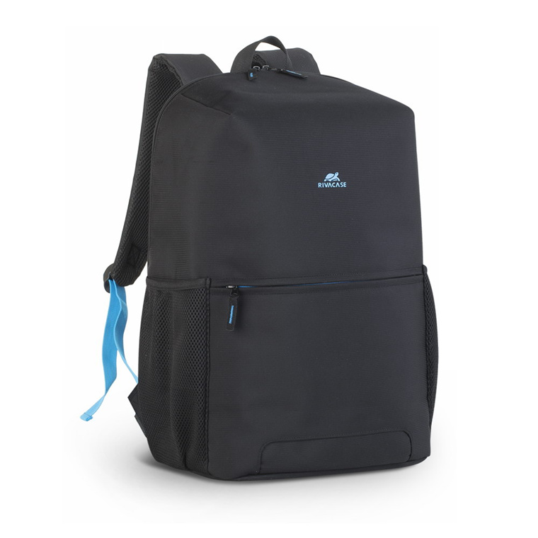 Rivacase Regent Laptop Backpack for 15.6  inch Notebook - Black - Suitable for Education  Business