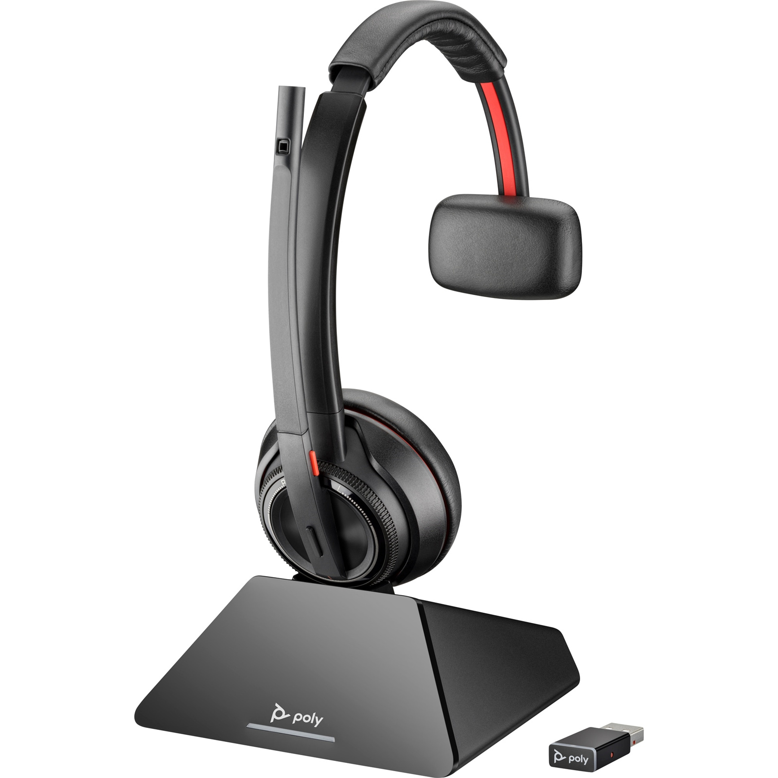 Poly Savi 8210-M Office DECT 1880-1900 MHz Single Ear Headset - While stocks last
