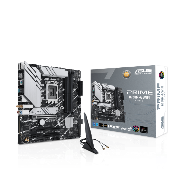 ASUS PRIME B760M-A WIFI-CSM DDR5 MOTHERBOARD