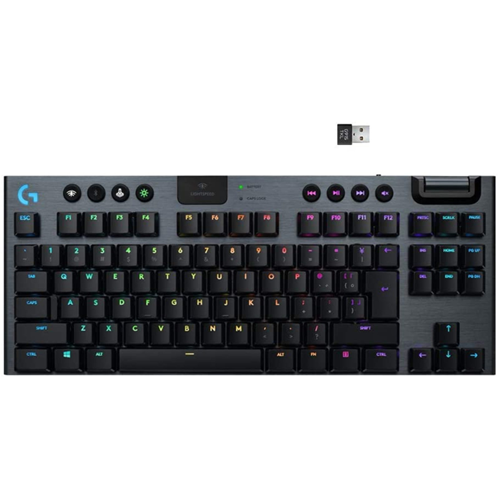 Logitech G915 TKL LIGHTSYNC Wireless RGB Mechanical Gaming Keyboard -  GL Tactile Switch            