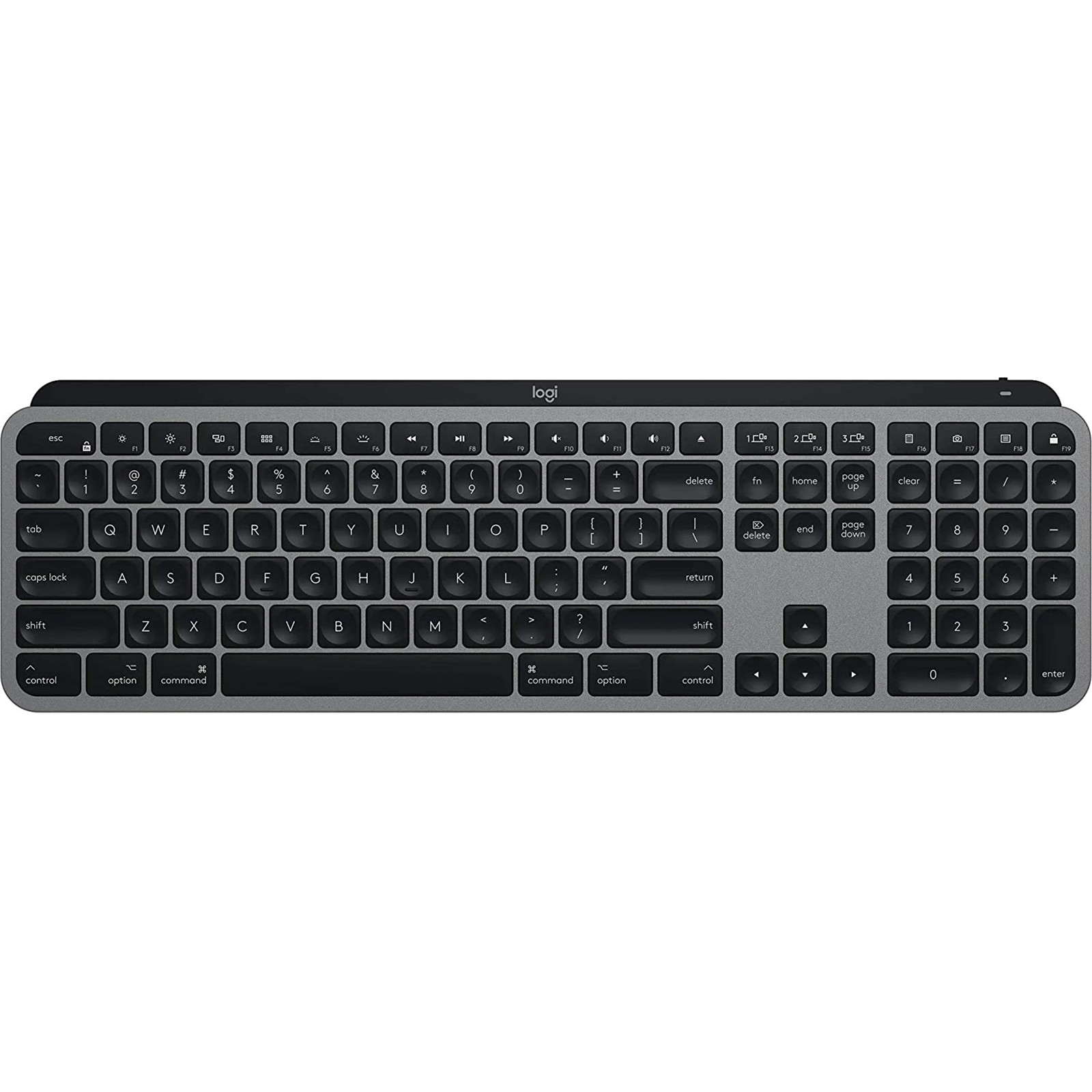 Logitech MX Keys For Mac Wireless Keyboard - Advanced Wireless, Illuminated, Optimized For macOS,   