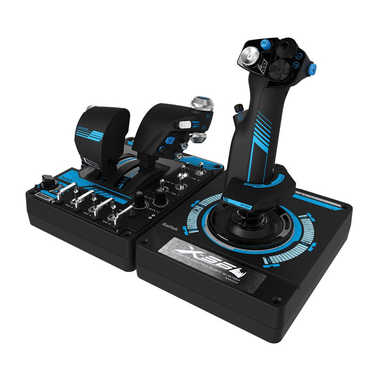 Logitech Pro Flight New X56 H.O.T.A.S. RGB Throttle And Stick Simulation Gaming Controller