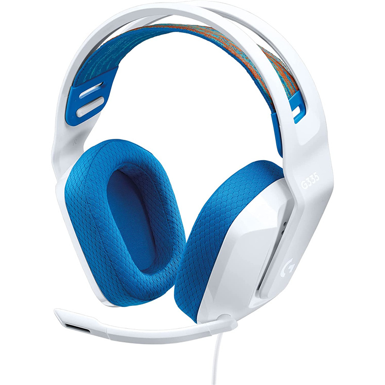 Logitech G335 Wired Gaming Headset - White                                                          