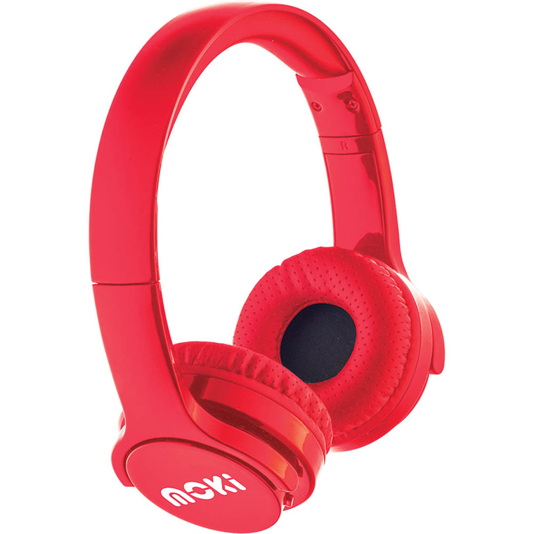 Moki Brites Bluetooth Headphones - Red                                                              