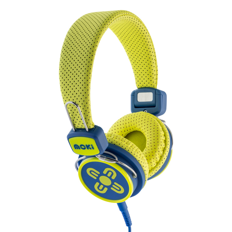 Moki Volume Limited Kids ACC-HPK Headphones Yellow & Blue                                           