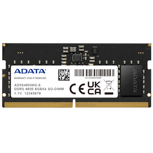 ADATA 16GB DDR5-4800 2048x8 SODIMM Lifetime wty