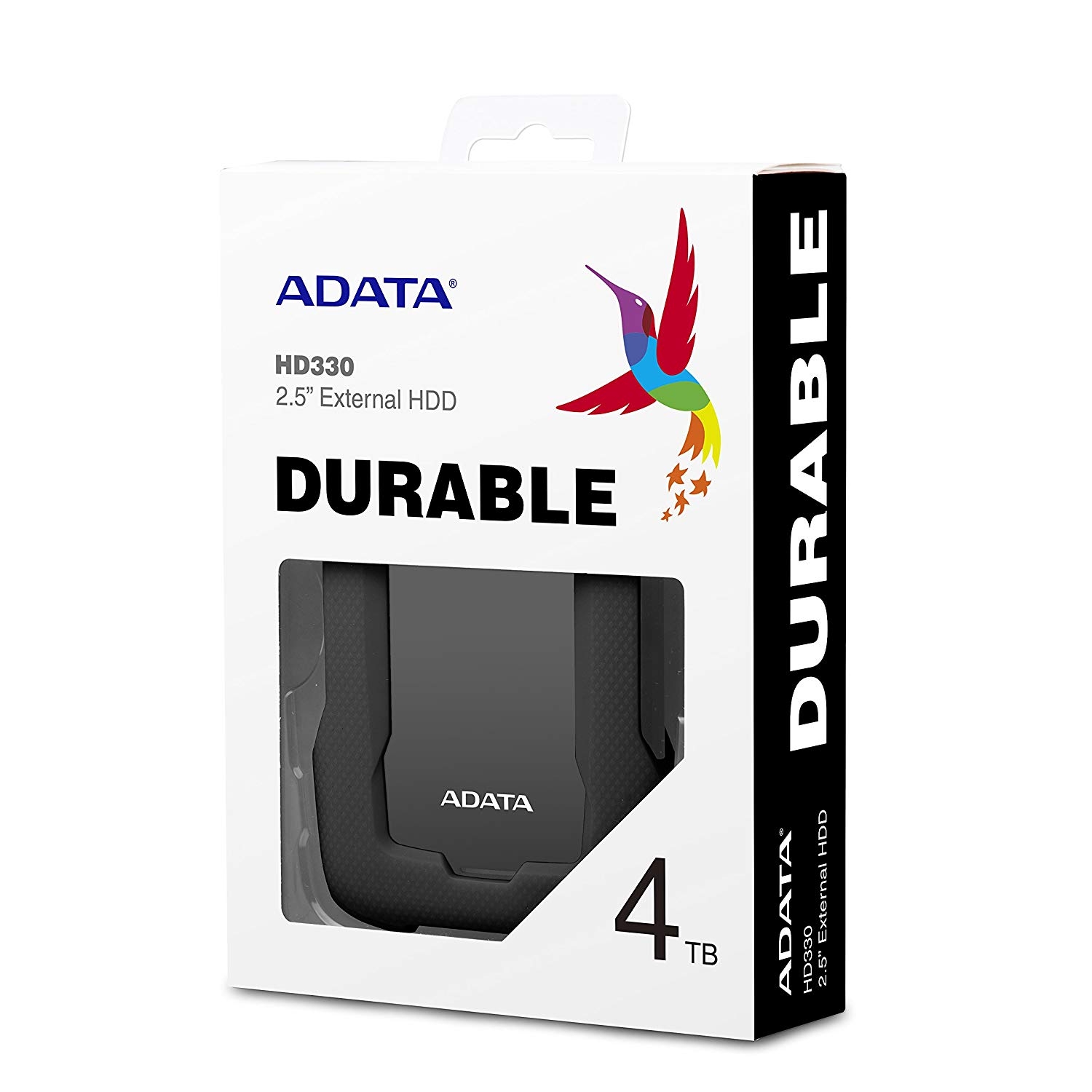 ADATA HD330 Durable External HDD 4TB USB3.1 Black