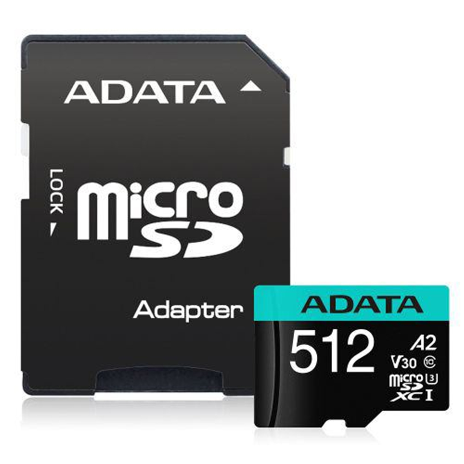 ADATA Premier Pro microSDXC UHS-I U3 A2 V30 Card with Adapter 512GB