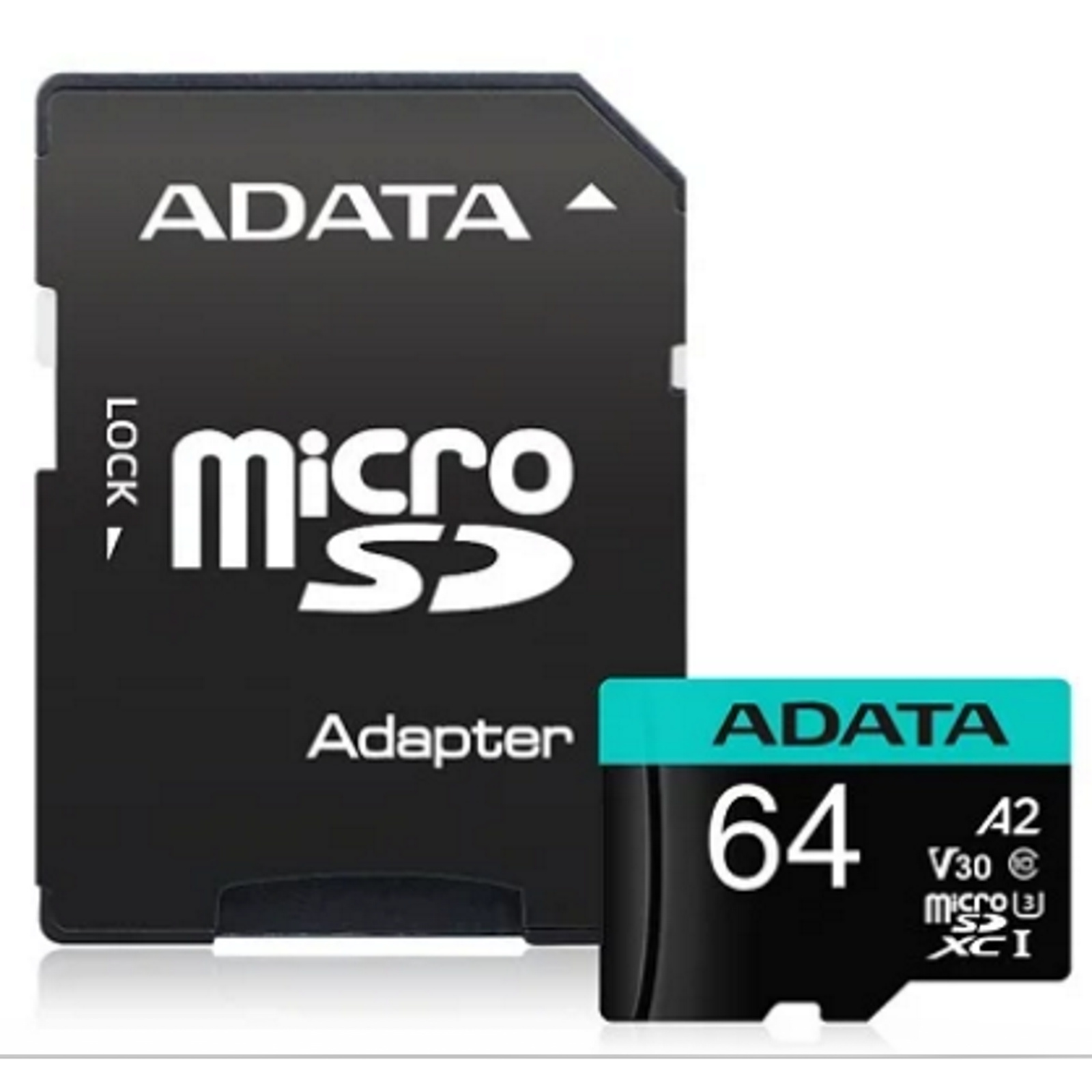 ADATA Premier Pro microSDXC UHS-I U3 A2 V30S Card with Adapter 64GB