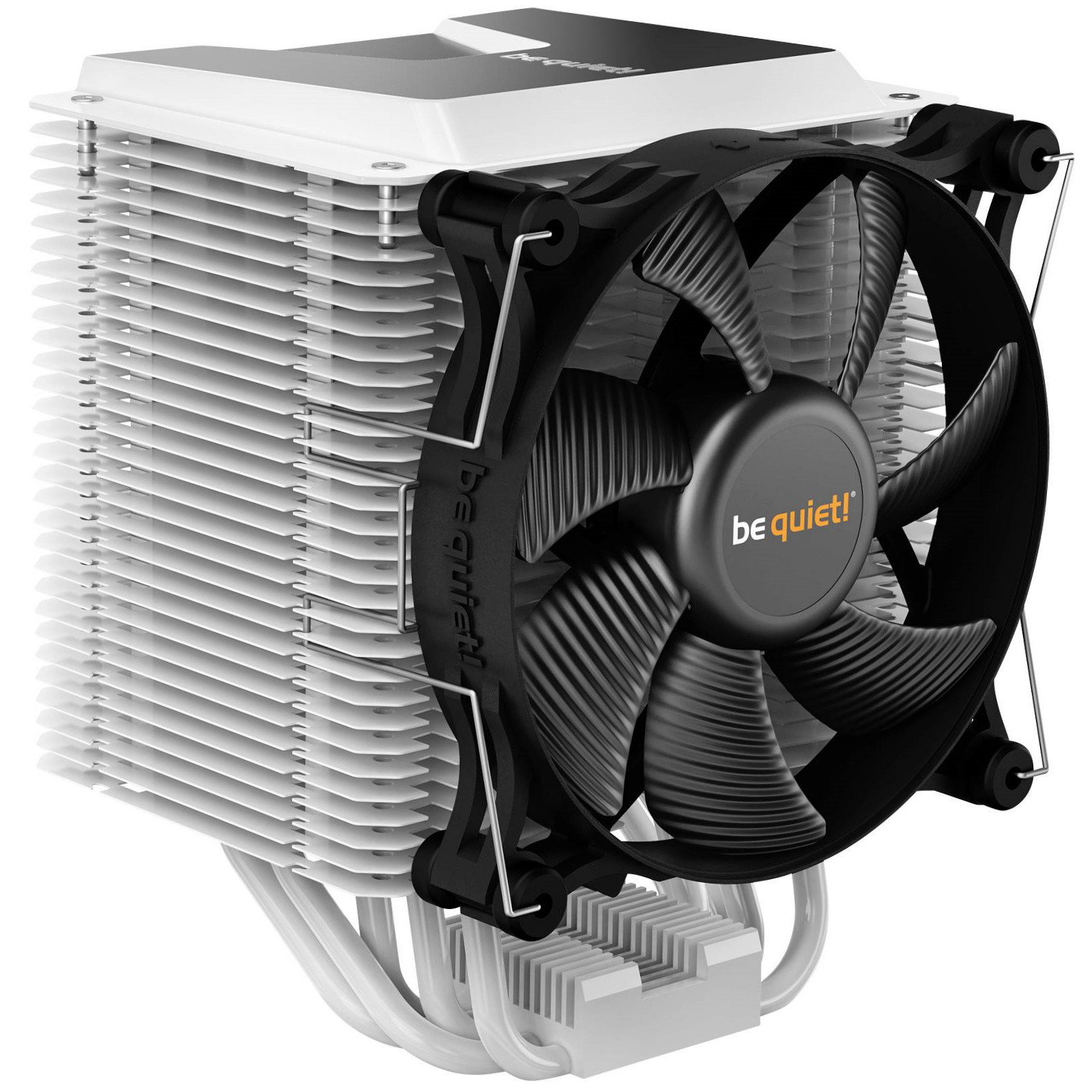 Be Quiet SHADOW ROCK 3 White CPU Cooler, Single 120mm PWM Fan, For Intel Socket: 1200 / 2066 / 1150 