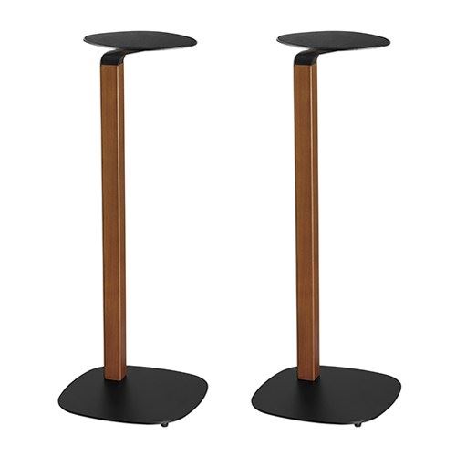 BRATECK Premium Universal Floor Standing Speaker Stands. Weighted Base for Stability, 781mm High, 200x200mm Platform, Foam Pads to Stop Scratching. Weight Cap. up to 10kgs. Sold as a Pair