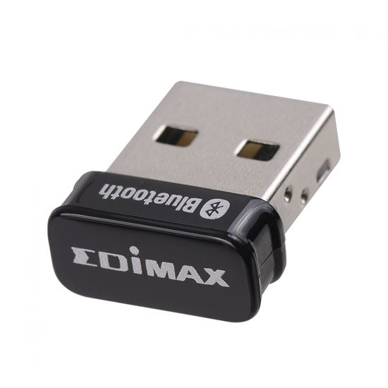 EDIMAX Bluetooth 5.0 Nano USB-A Ultra-Small  Adapter. Pair Computer with Bluetooth Compatible Devices such headphones, Speakers, Keyboard, Mice & Much More. Max speed up to 3Mbps