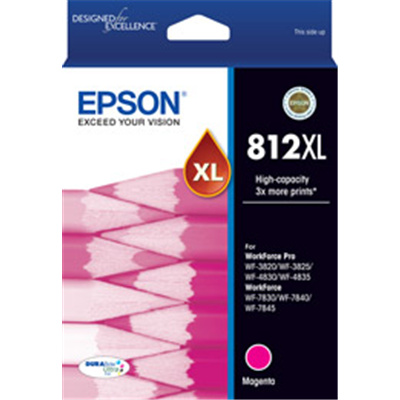 Epson 812XL Magenta Ink Cart