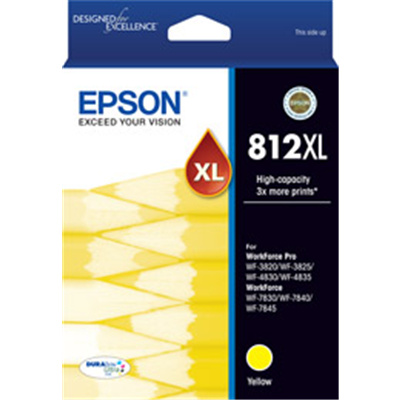 Epson 812XL Yellow Ink Cart