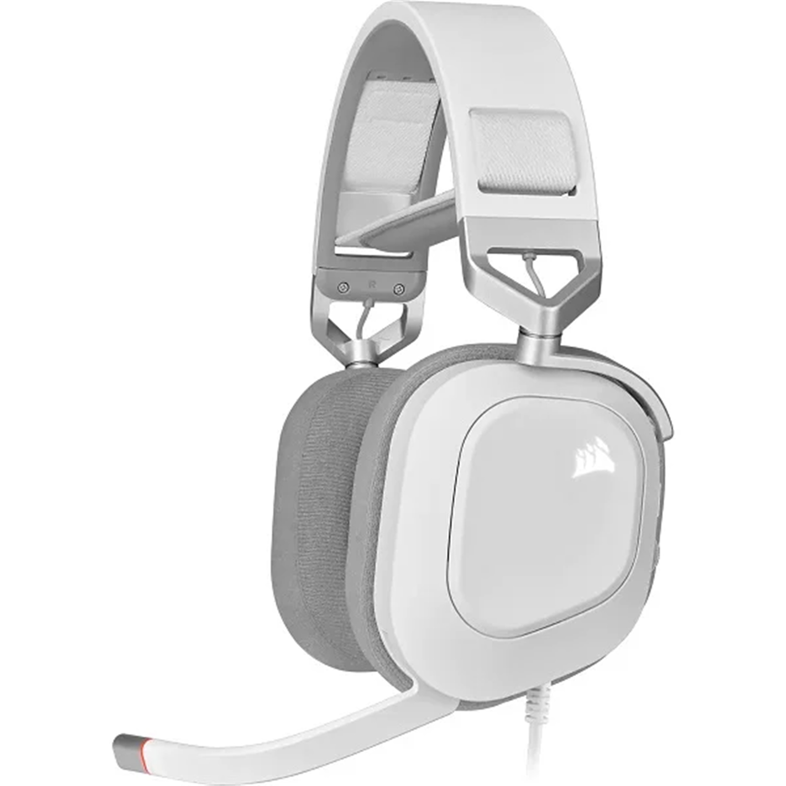 CORSAIR HS80 RGB USB GAMING HEADSET - WHITE