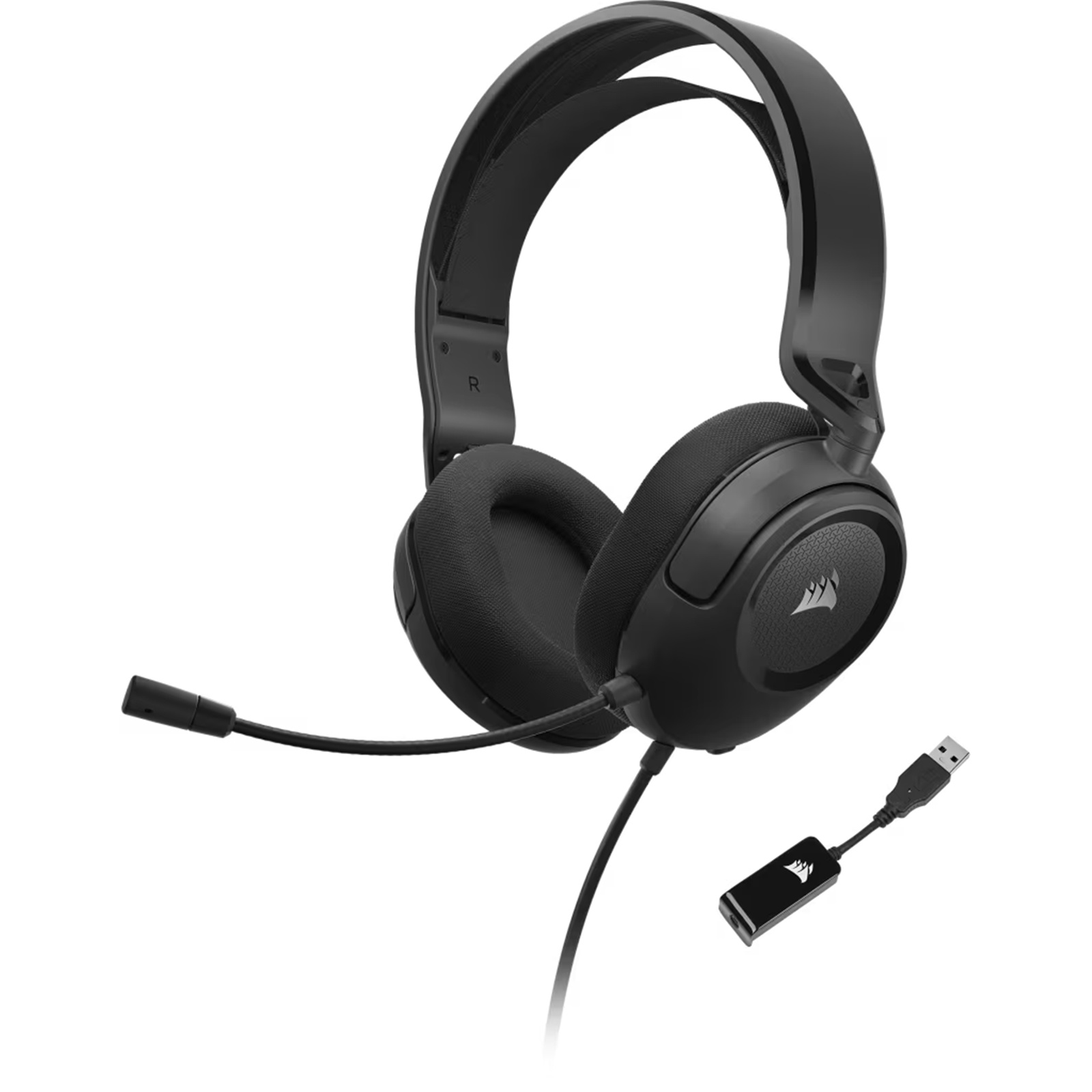 CORSAIR HS35 SURROUND V2 GAMING HEADSET - CARBON