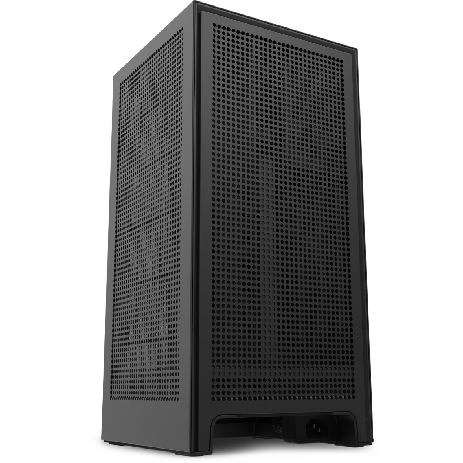 NZXT H1 Black AIO Mini ITX Gaming Case Tempered Glass, Pre-built 140mm AIO watercooler and 650W     