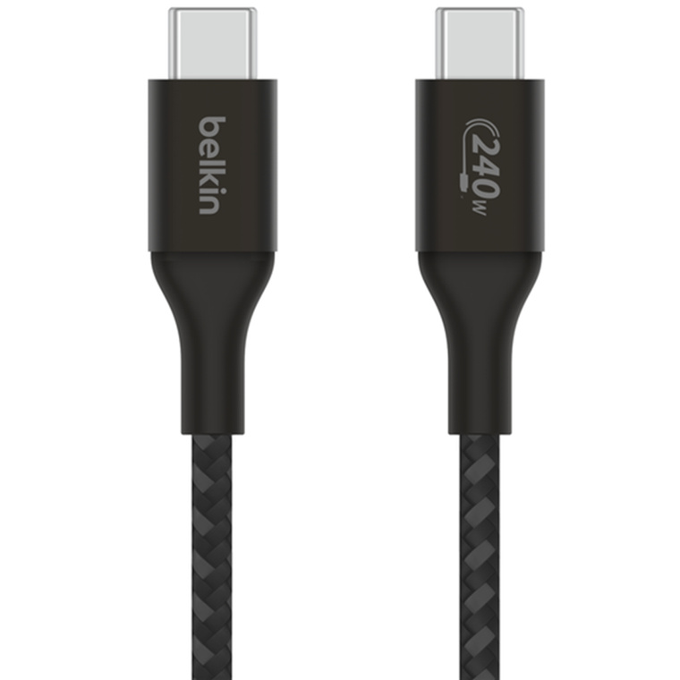 BOOSTCHARGE 2M USB-C CABLE 240W BLACK
