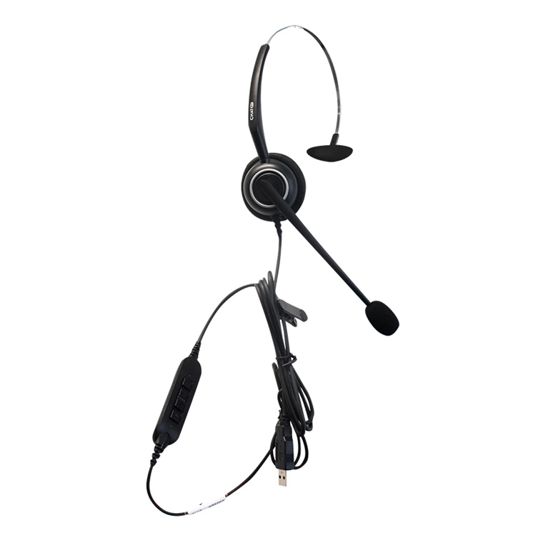 ChatBit CBUSBM Mono USB Noise Cancelling Microphone Headset                                         