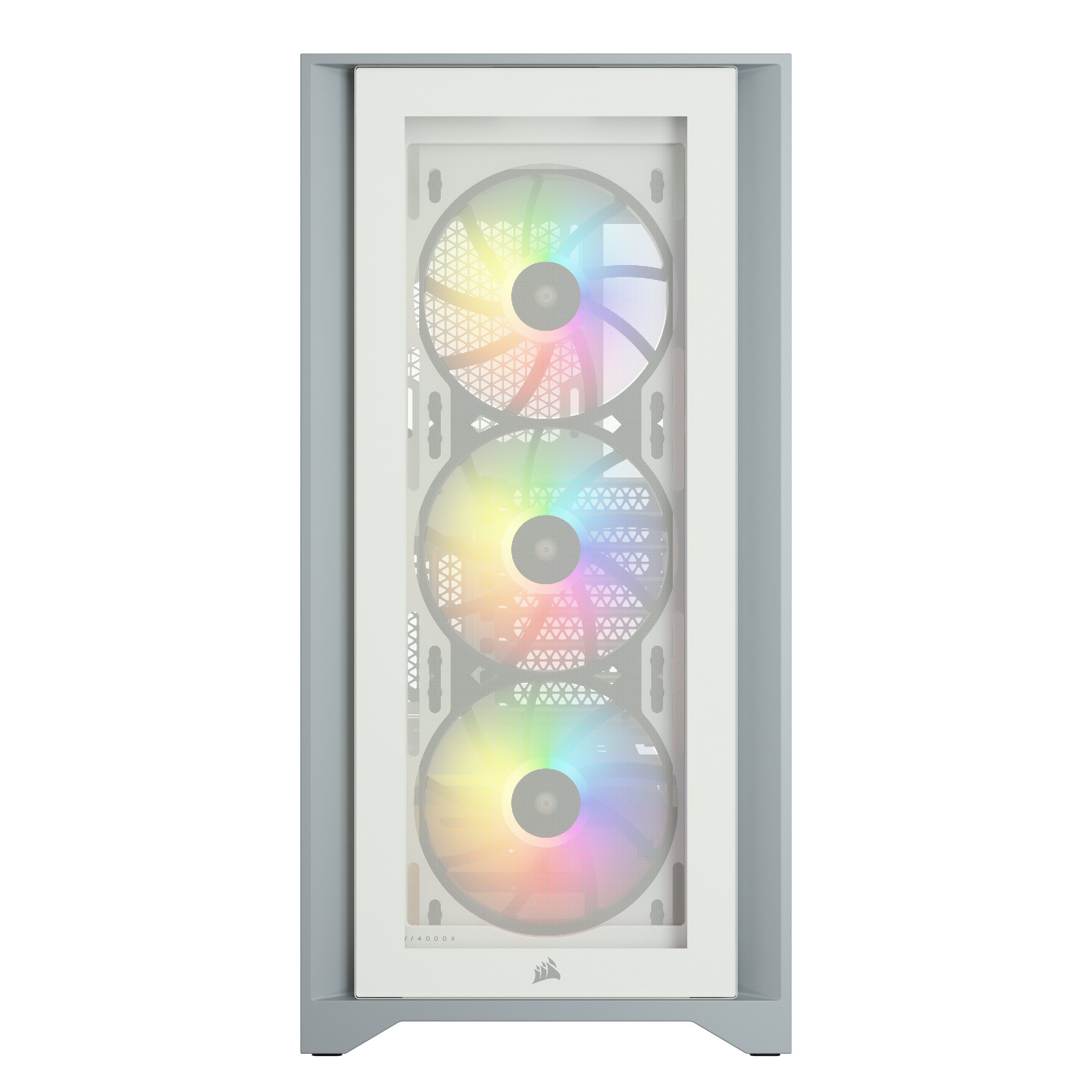 CORSAIR ICUE 4000X RGB TEMPERED GLASS MID-TOWER - WHITE