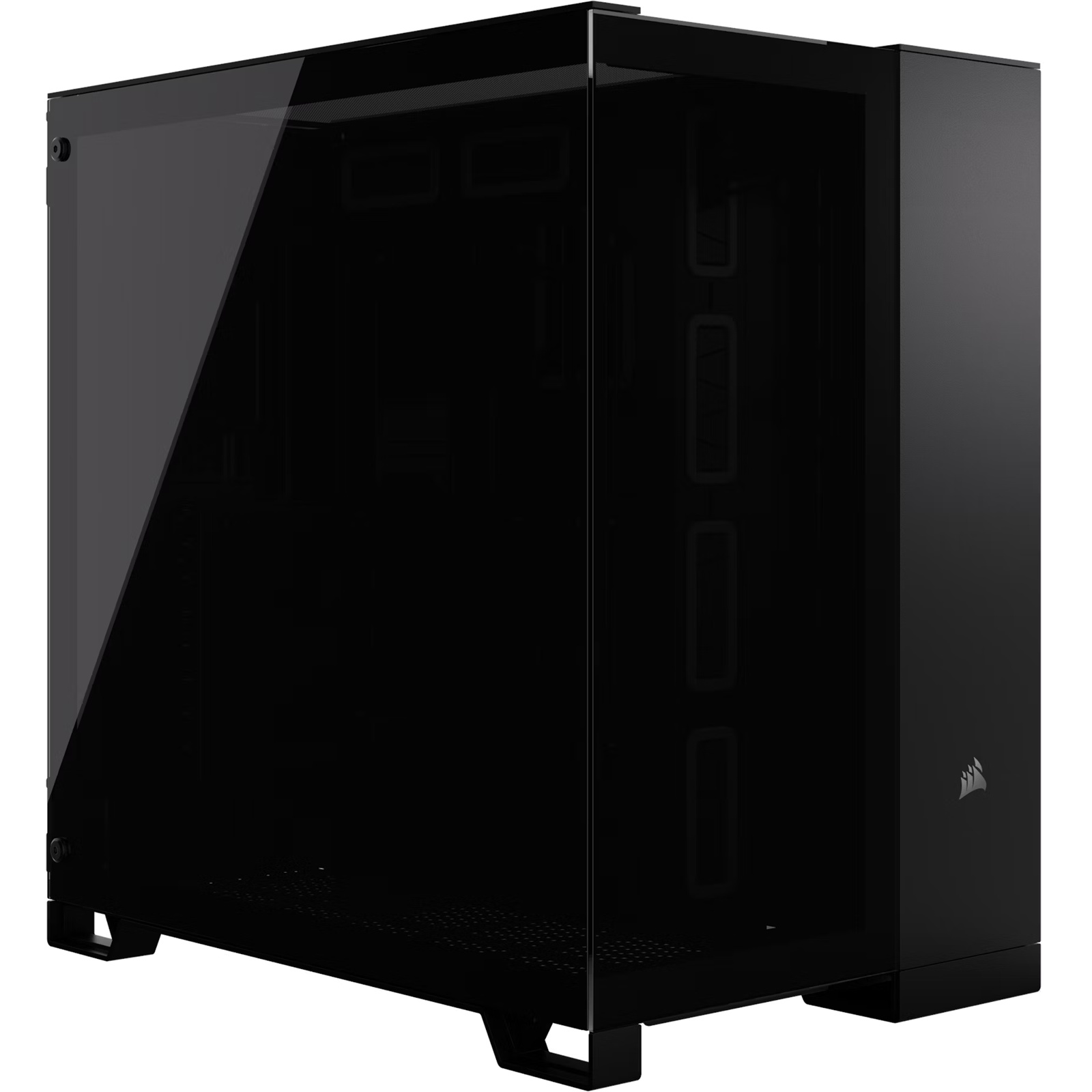 Corsair 6500X Black ATX  Gaming Case Tempered Glass CPU Cooler Support Upto 190mm GPU Support Upto 400mm 8+3 (Vertical) PCI 360mm Radiator Supported - Front: 1x Type C 4x USB HD Audio.