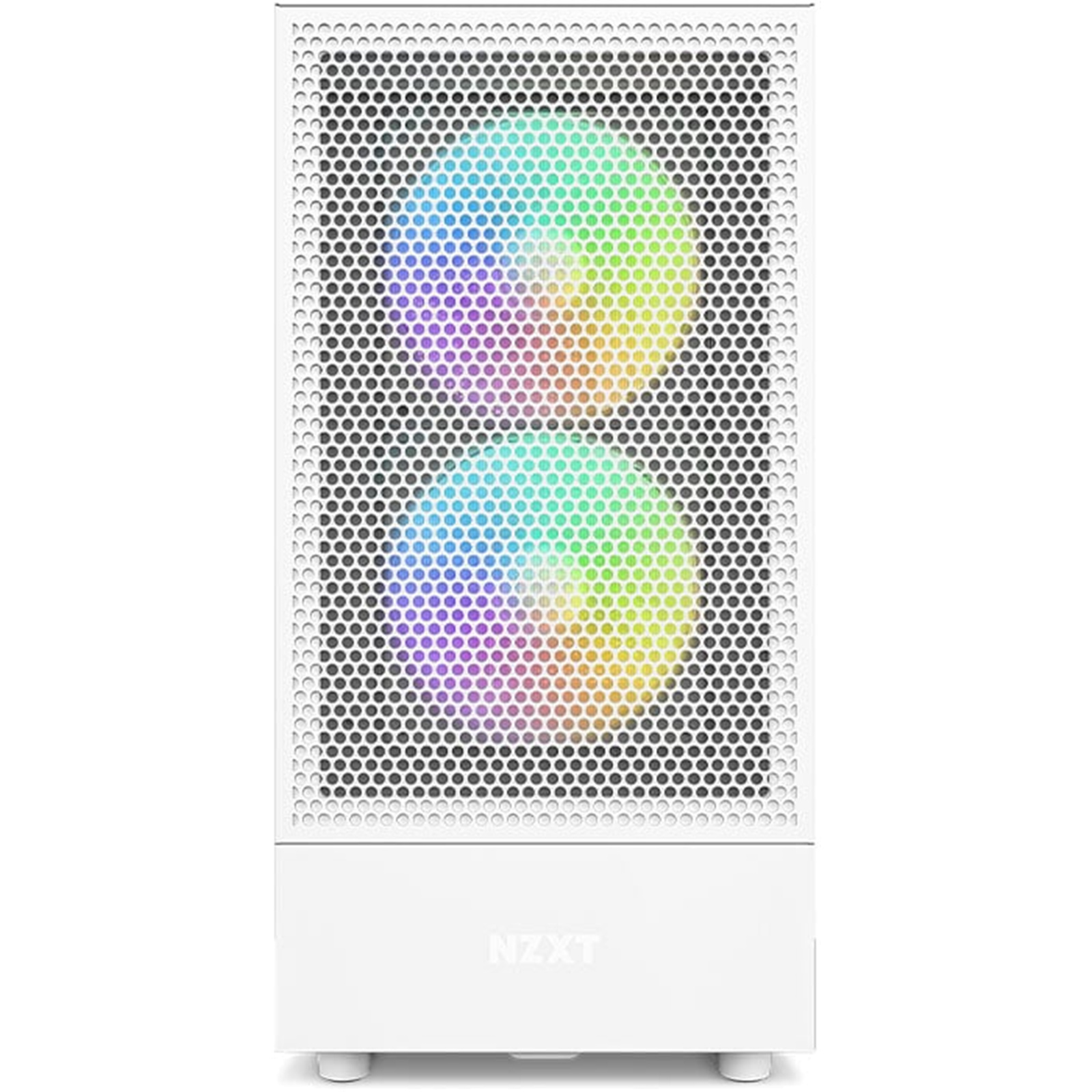 NZXT H5 WHITE Flow RGB Edition ATX MidTower Gaming Case Tempered Glass CPU Cooling Support Upto 165mm GPU Support Upto 365mm 280mm Radiator Supported 7X PCI Slots Front I/O: 1XUSB 1XType C HD Audio