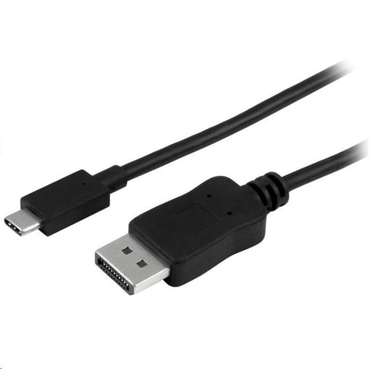 StarTech 3ft/1m USB C to DisplayPort 1.2 Cable 4K 60Hz - USB-C to DisplayPort Adapter Cable - HBR2 -