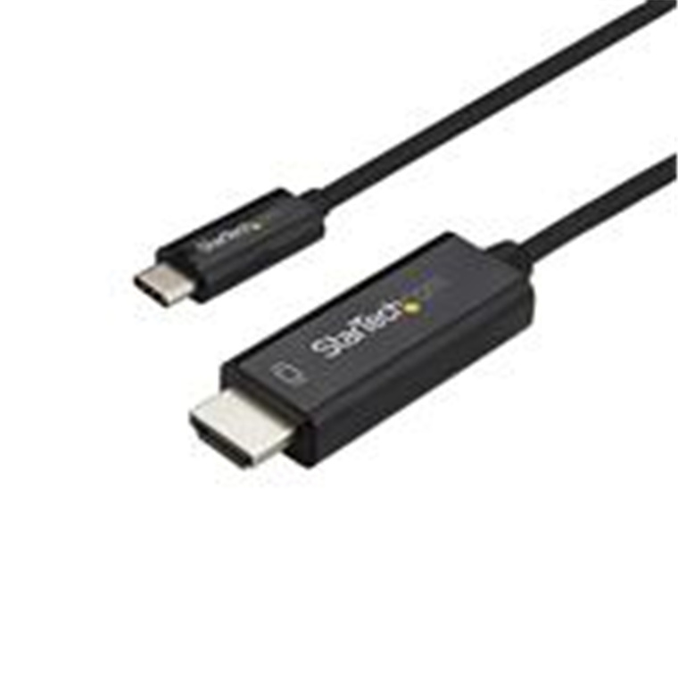 StarTech CDP2HD1MBNL 3ft (1m) USB C to HDMI Cable - 4K 60Hz USB Type C to HDMI 2.0 Video Adapter    