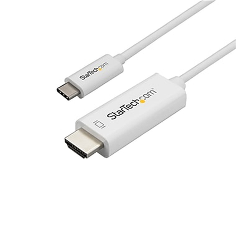 StarTech 3ft (1m) USB C to HDMI Cable - 4K 60Hz USB Type C to HDMI 2.0 Video Adapter Cable -        