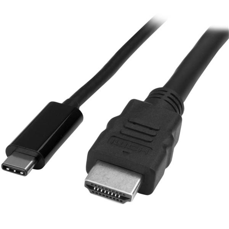 StarTech CDP2HDMM2MB USB-C to HDMI Adapter Cable - 2m (6 ft.) - 4K at 30 Hz                         