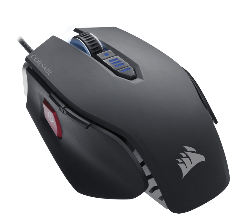 CORSAIR M65 RGB ULTRA GAMING MOUSE BACKLIT RGB LED OPTICAL SILVER ALU - BLACK
